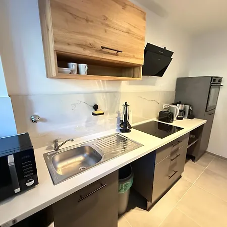 Business 5 Betten & Parkplatz Apartment *