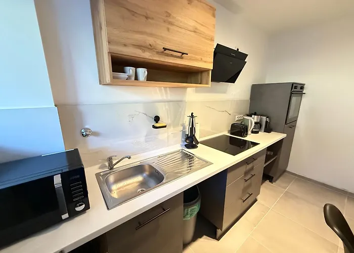 Business 5 Betten & Parkplatz Apartment *